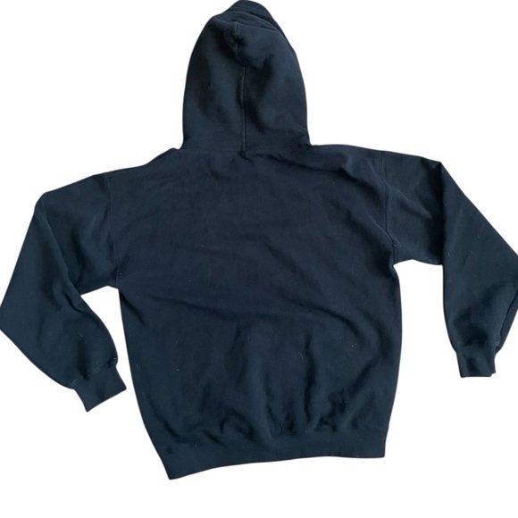 Vintage Death Row Records Mens 90’s Hoodie Medium Y2K Retro Hip Hop Grunge black - Picture 2 of 3